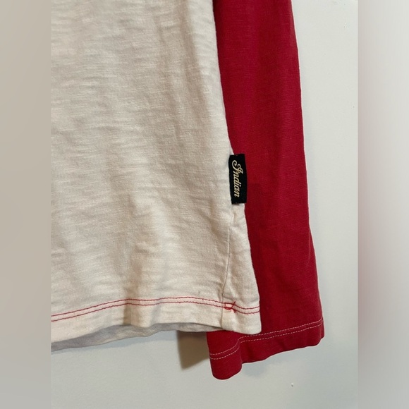 Genuine Indian Motorcycle Wrecking Crew Red/White Long Sleeve Size L Embroidered - Picture 4 of 12